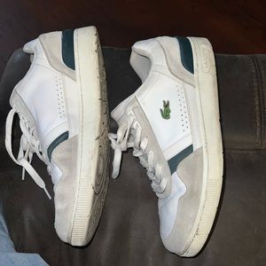 Men's T-Clip Leather and Suede Sneakers